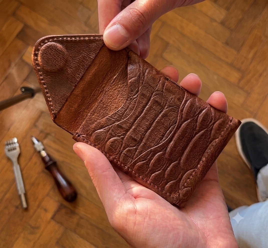 Premium Genuine Leather Slim Card Holder Wallet