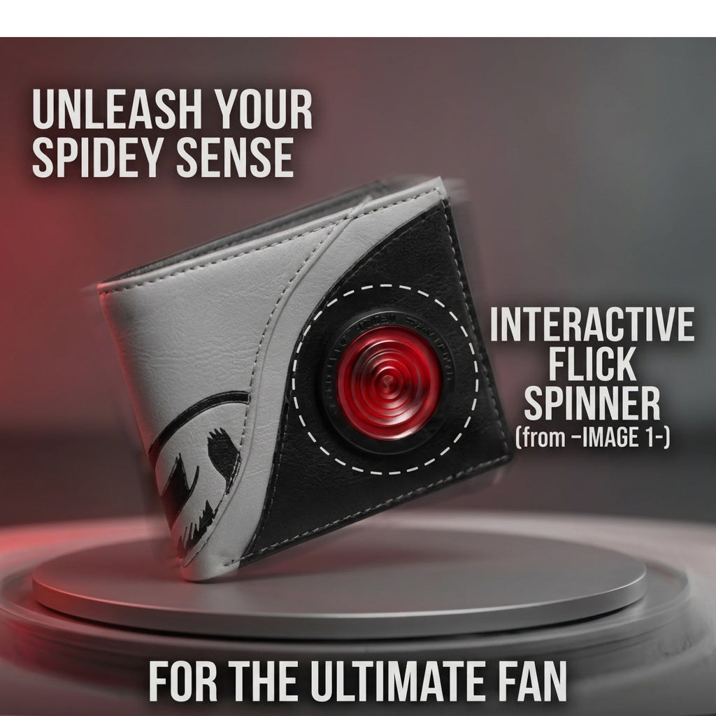 Premium Leather Spider-Man Wallet