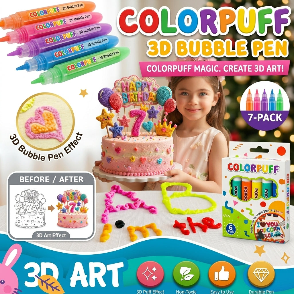 3D Magic Puffy Paint Pens™