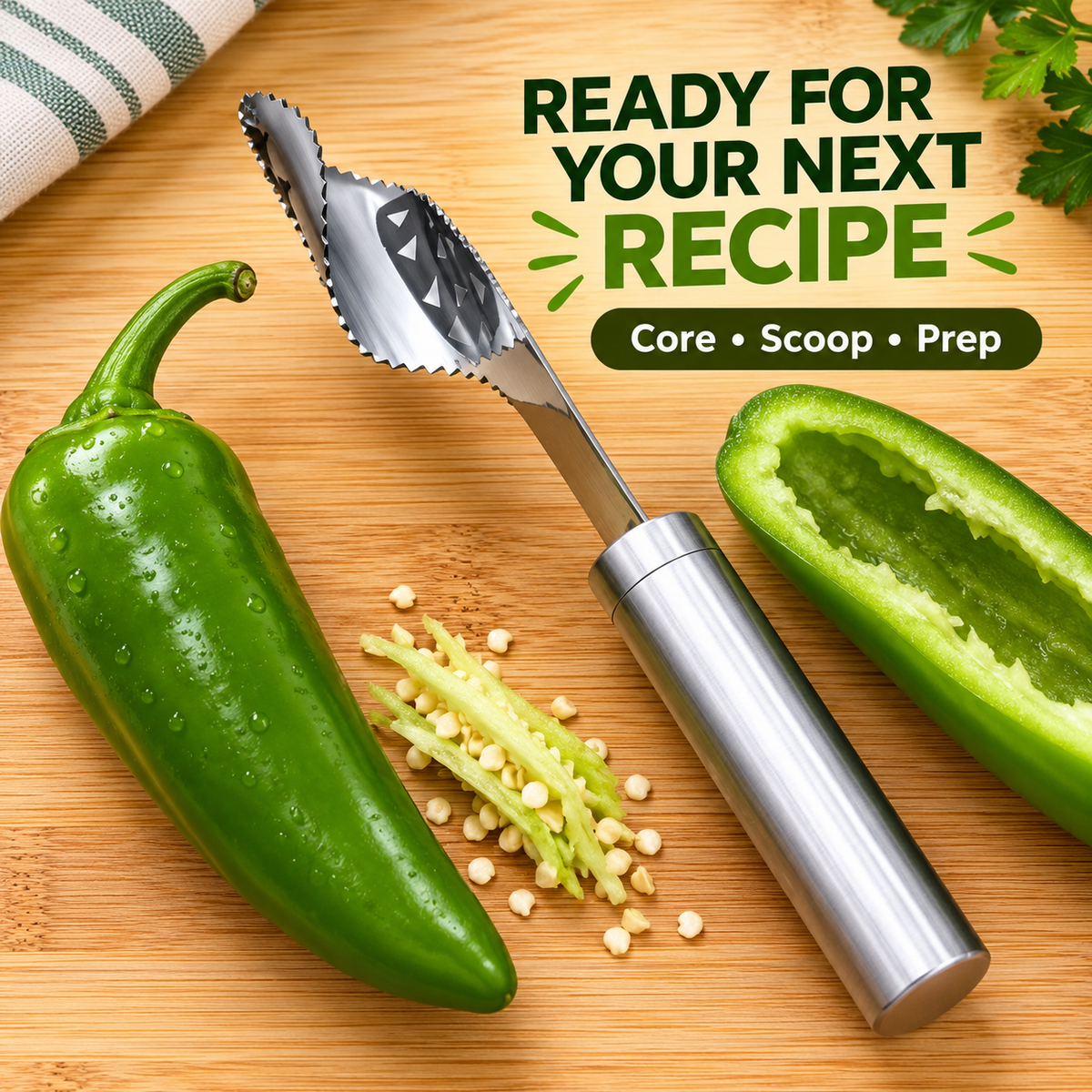Pepper Core & Seed Remover 🌶️