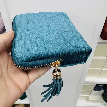 Zipper Travel Jewelry Box Case
