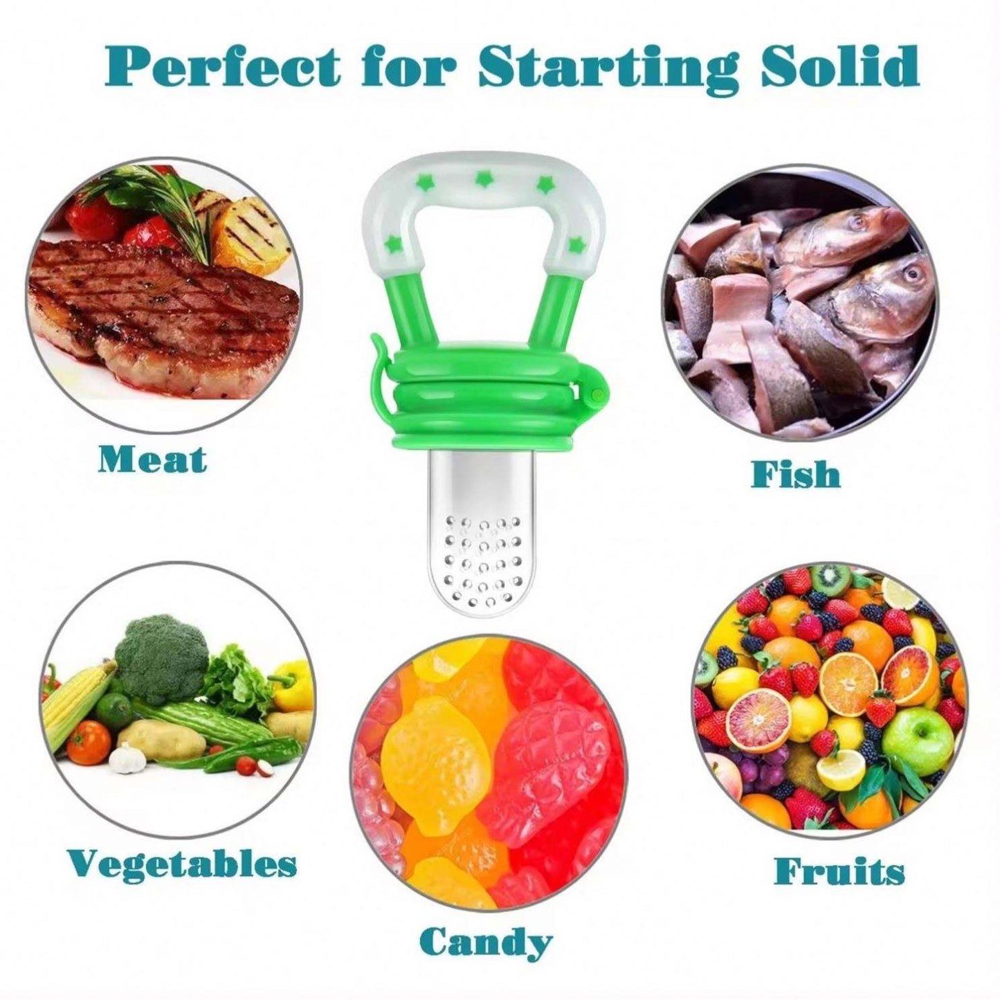 🍓 Baby Fruit Feeder Pacifier