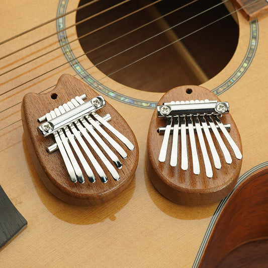 🎵 8 Key Exquisite Finger Thumb Piano Keychain
