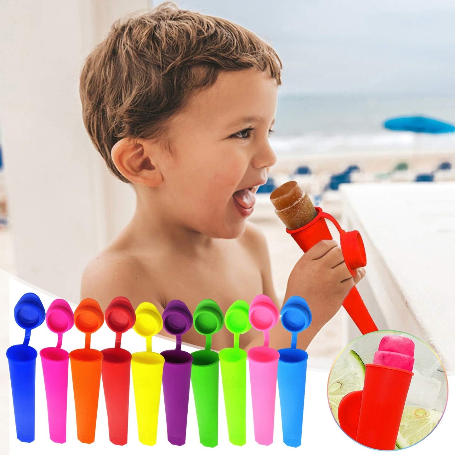 2 in 1 Universal Popsicle Silicon Mould