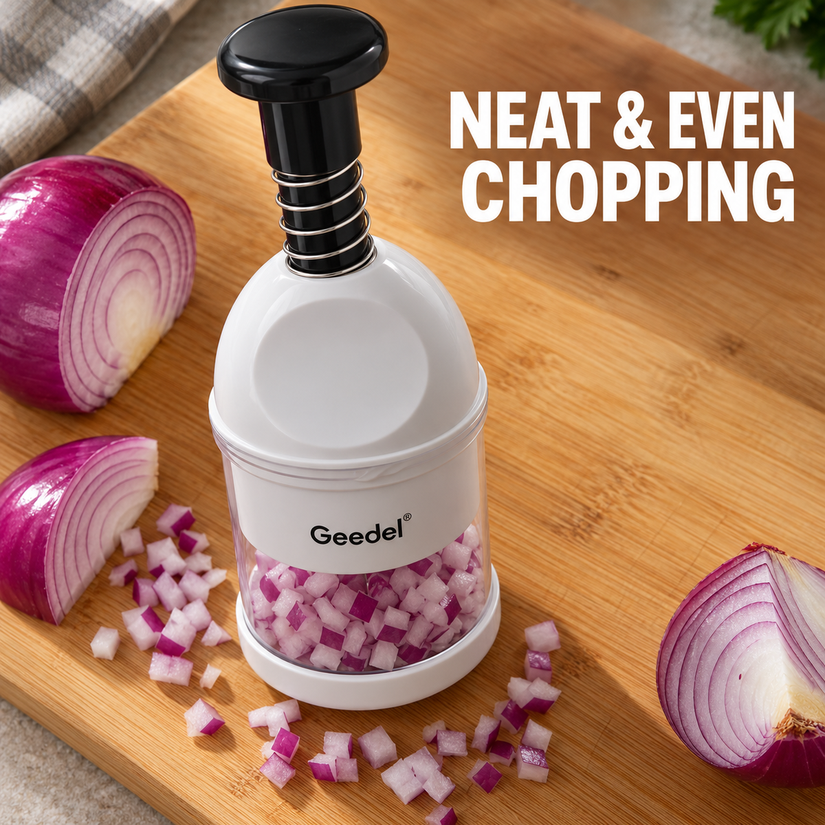 Press &amp; Chop Onion Chopper