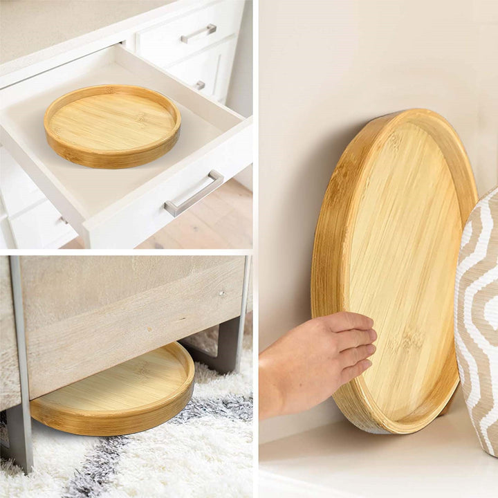 Wood Side Table Sofa Couch Arm Rest