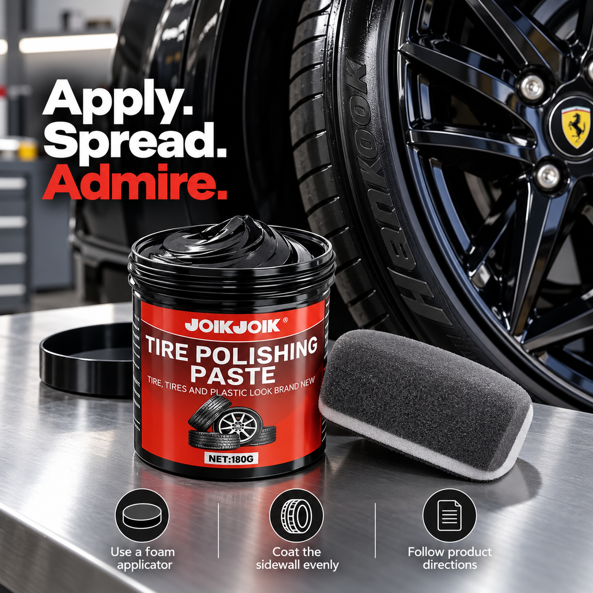 BlackShine™ Tire Polishing Paste