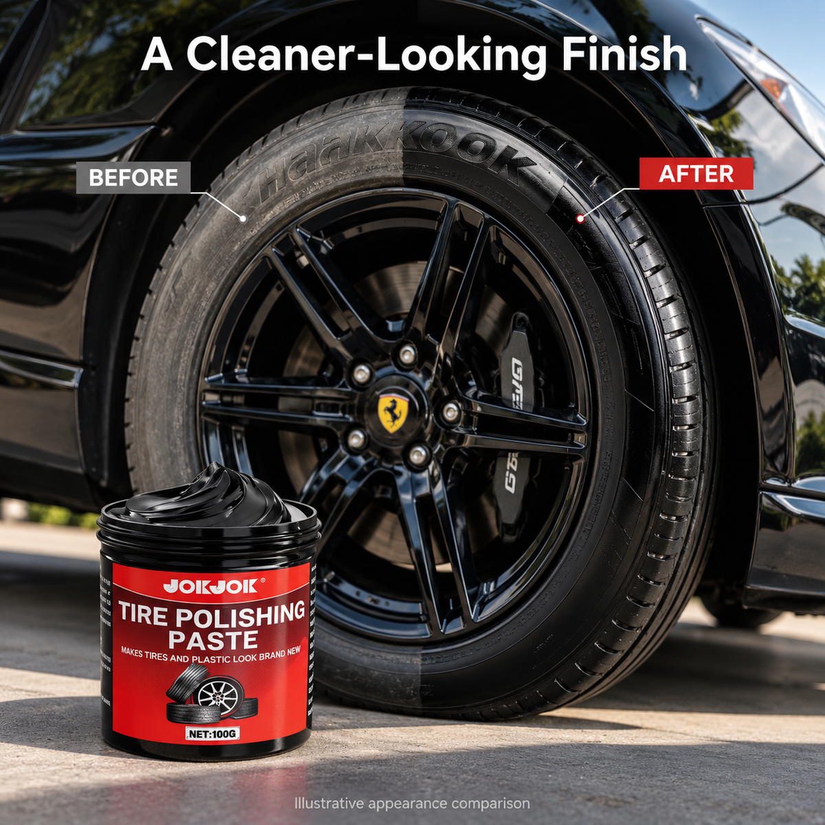 BlackShine™ Tire Polishing Paste