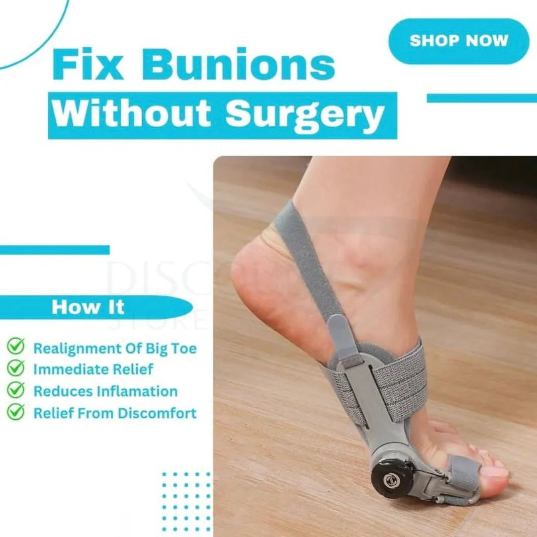 Pain Relief Bunion Toe Corrector - (IMPORTED W/O KNOB)