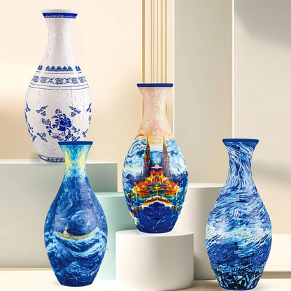 Elegant 3D Puzzle Vase