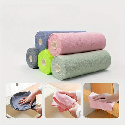 🧽 Microfiber Cleaning Roll – Reusable Multi-Purpose