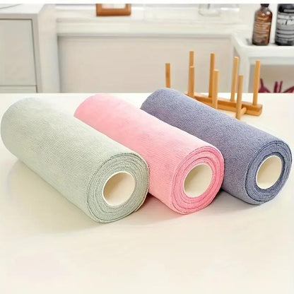 🧽 Microfiber Cleaning Roll – Reusable Multi-Purpose