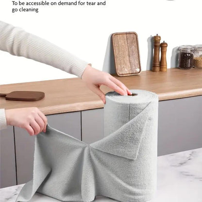 🧽 Microfiber Cleaning Roll – Reusable Multi-Purpose