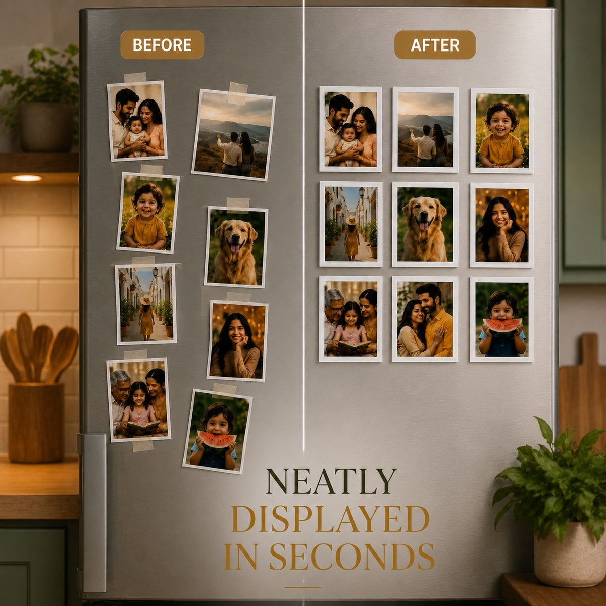 Magnetic Photo Frame Set