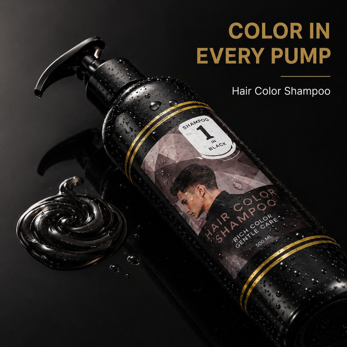 3-in-1 Hair Color Shampoo