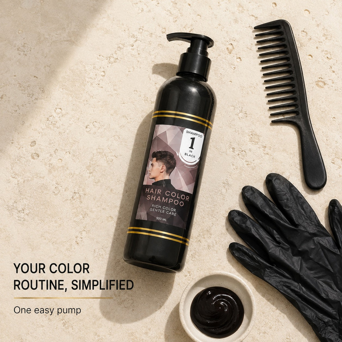 3-in-1 Hair Color Shampoo
