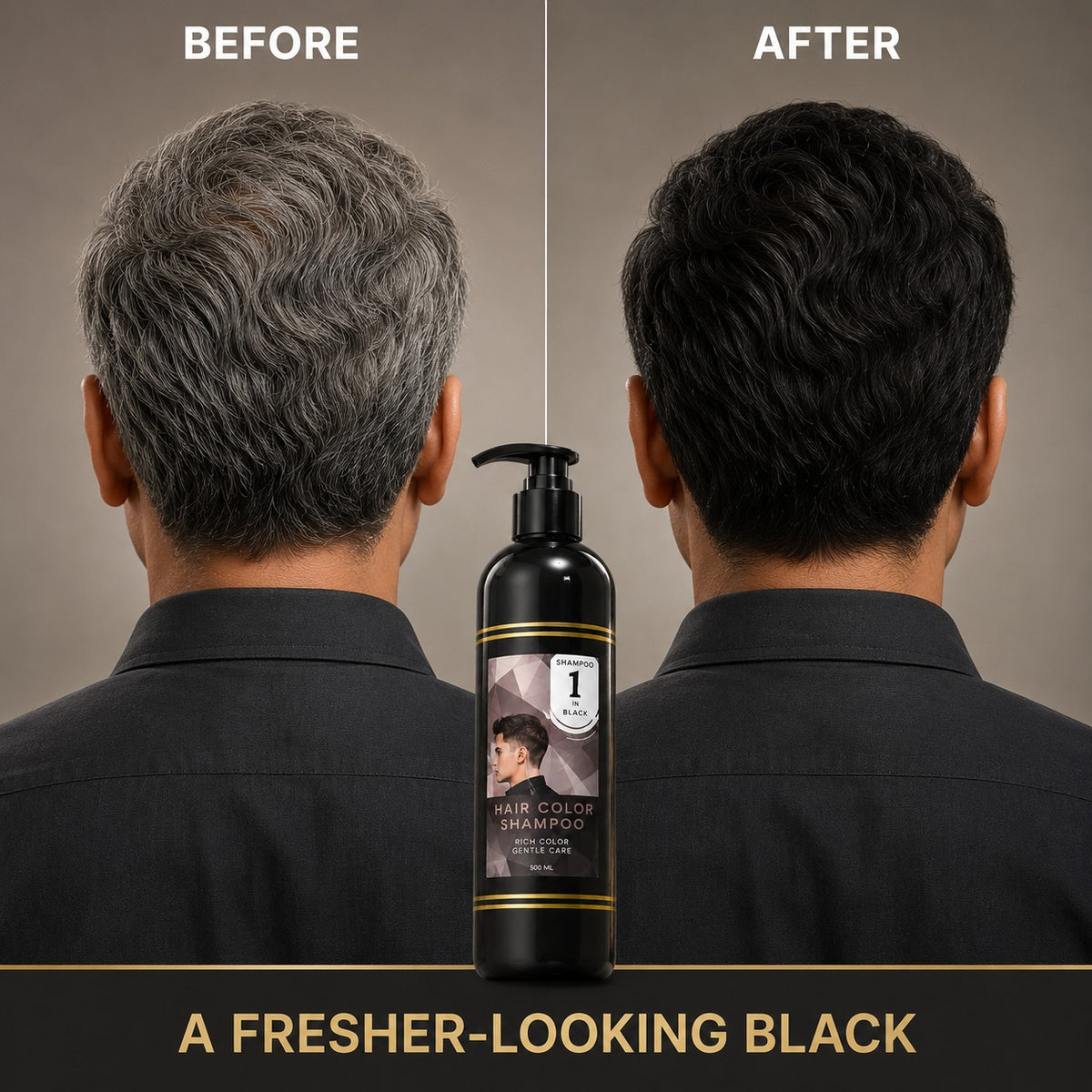 3-in-1 Hair Color Shampoo