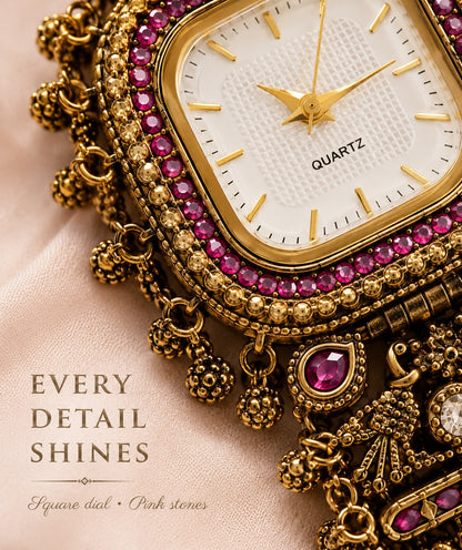 Antique Kundan Watch