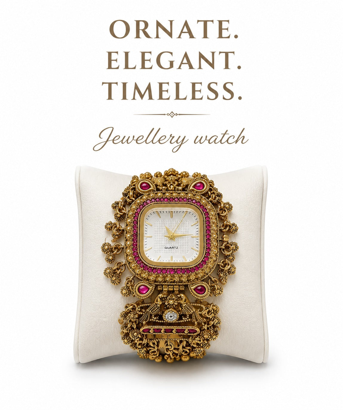 Antique Kundan Watch