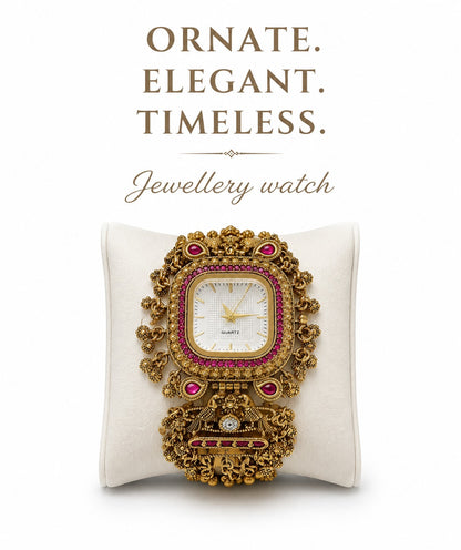 Antique Kundan Watch