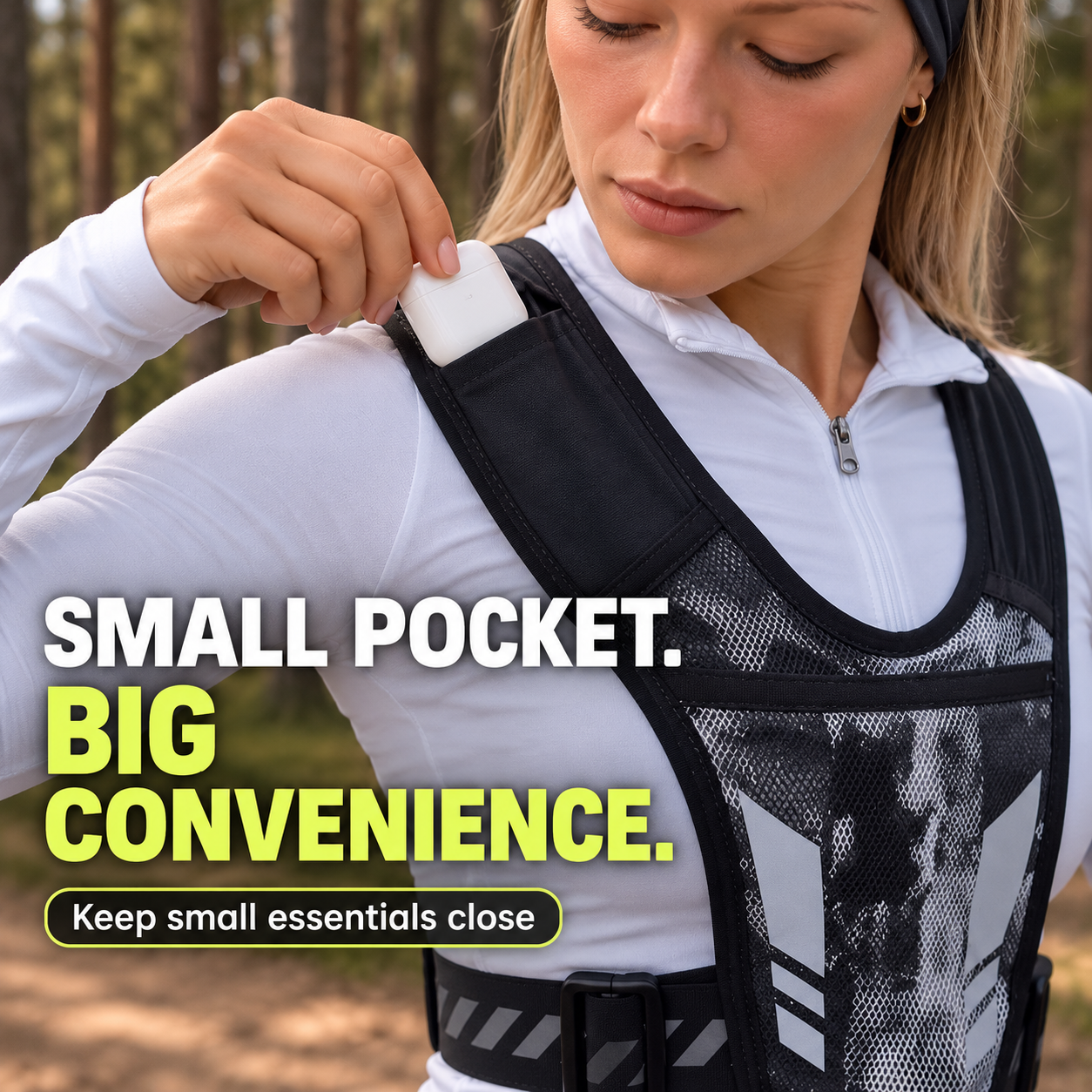 Shoulder essentials pocket