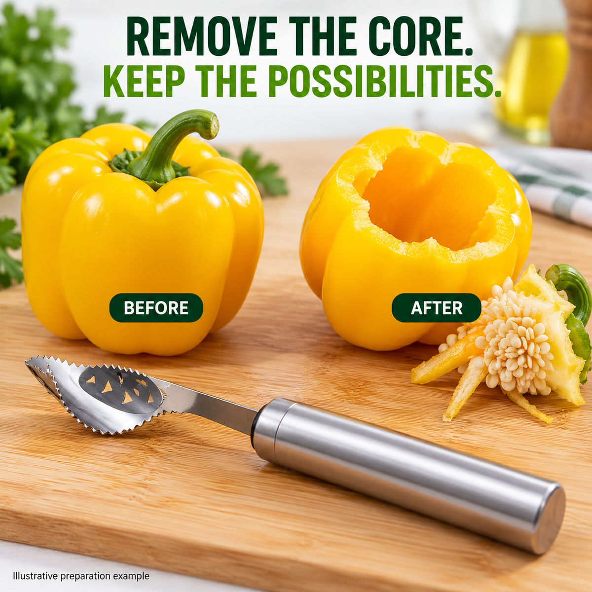 Pepper Core & Seed Remover 🌶️