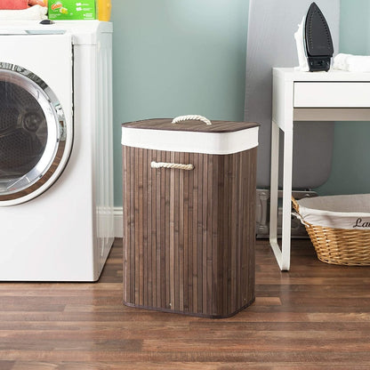 Bamboo Foldable Laundry Hamper
