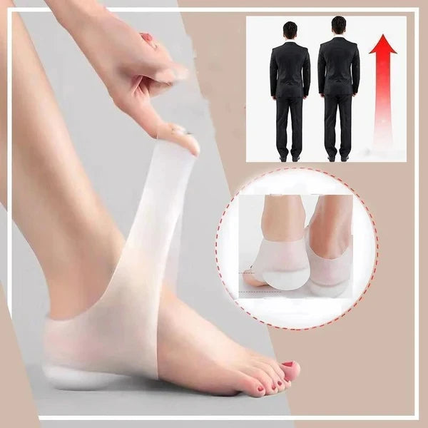 Silicon height Increase Insoles ( Medicated Material )