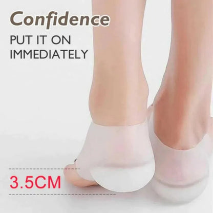 Silicon height Increase Insoles ( Medicated Material )