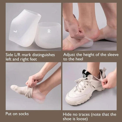 Silicon height Increase Insoles ( Medicated Material )