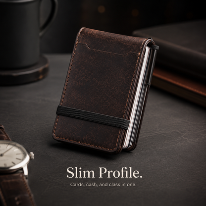 Cash Hook Leather Wallet