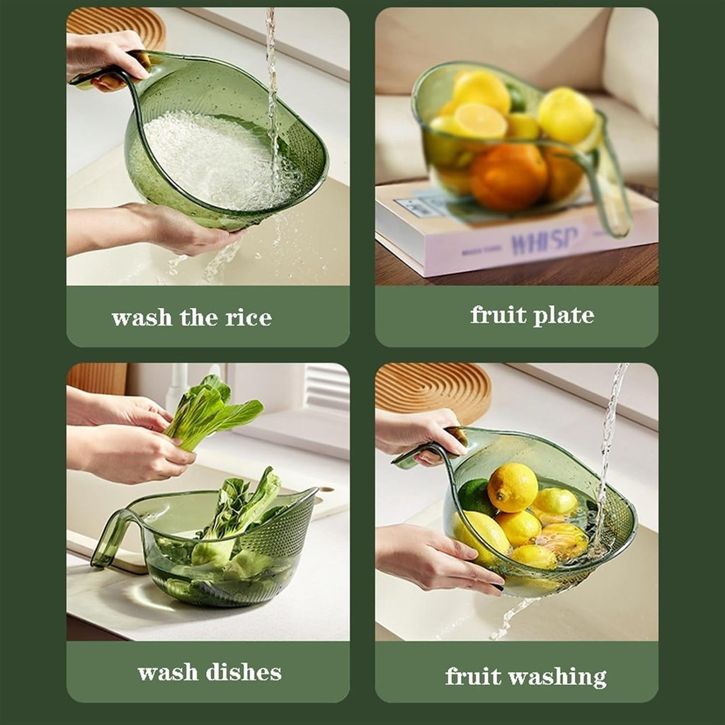 Multi-Purpose Practical Rice & Grain Washing Colander