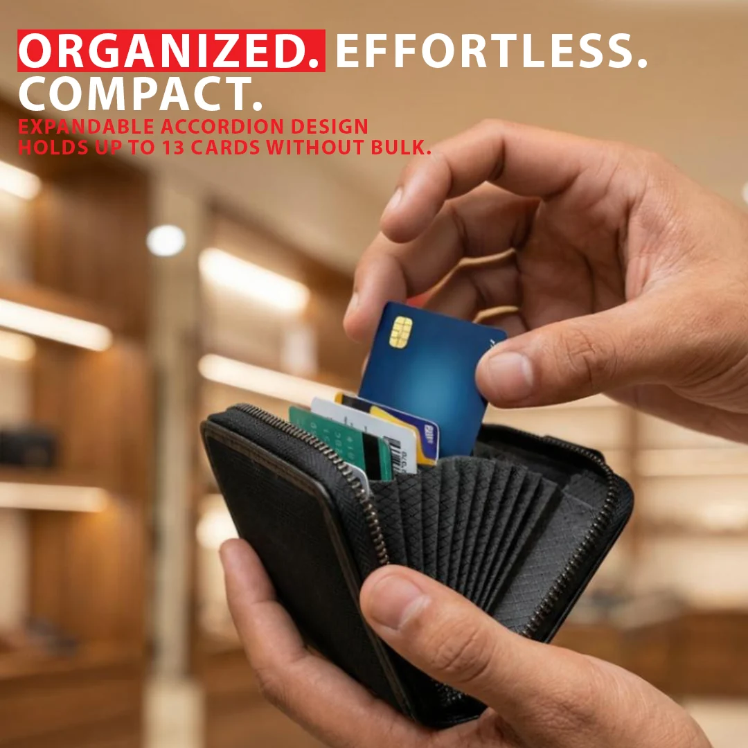 Multi-Pocket Card Holder