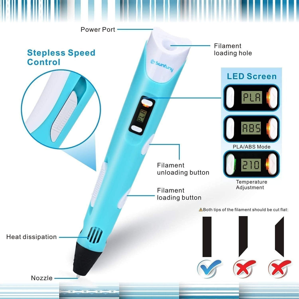 Creative 3D Printing Pen For Beginners And Advance
