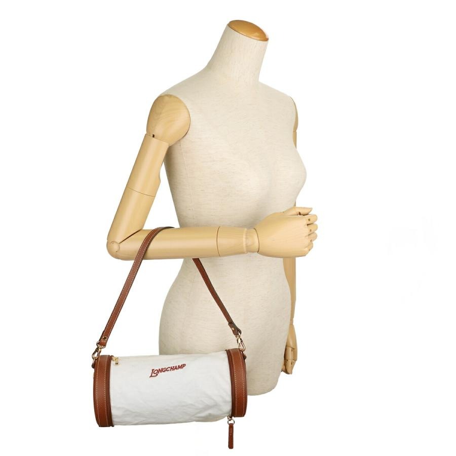 Luxury Canvas Barrel Crossbody Bag