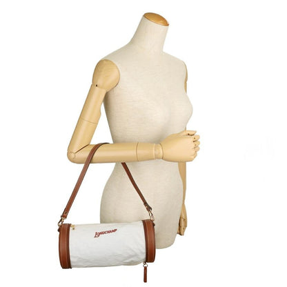 Luxury Canvas Barrel Crossbody Bag