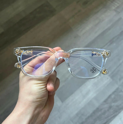 Unisex Rectangle Anti‑Blue Light Glasses Frame