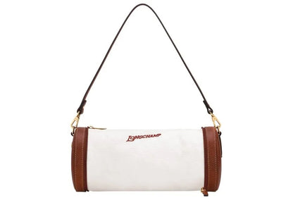 Luxury Canvas Barrel Crossbody Bag