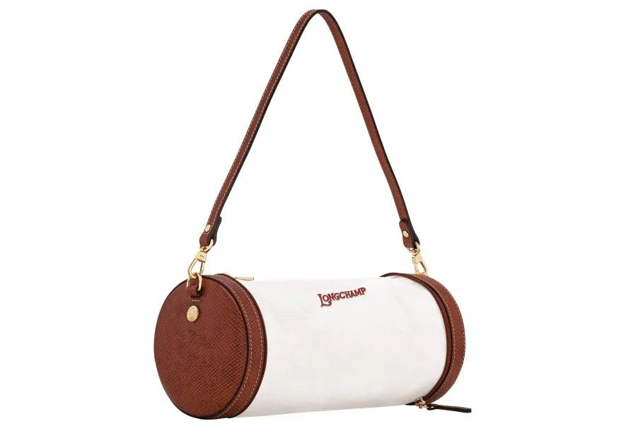 Luxury Canvas Barrel Crossbody Bag