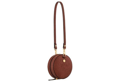 Luxury Canvas Barrel Crossbody Bag