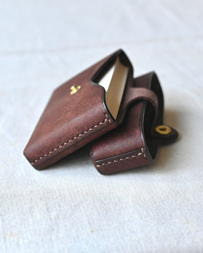 Aero Ultra-Slim Leather Business Card Holder