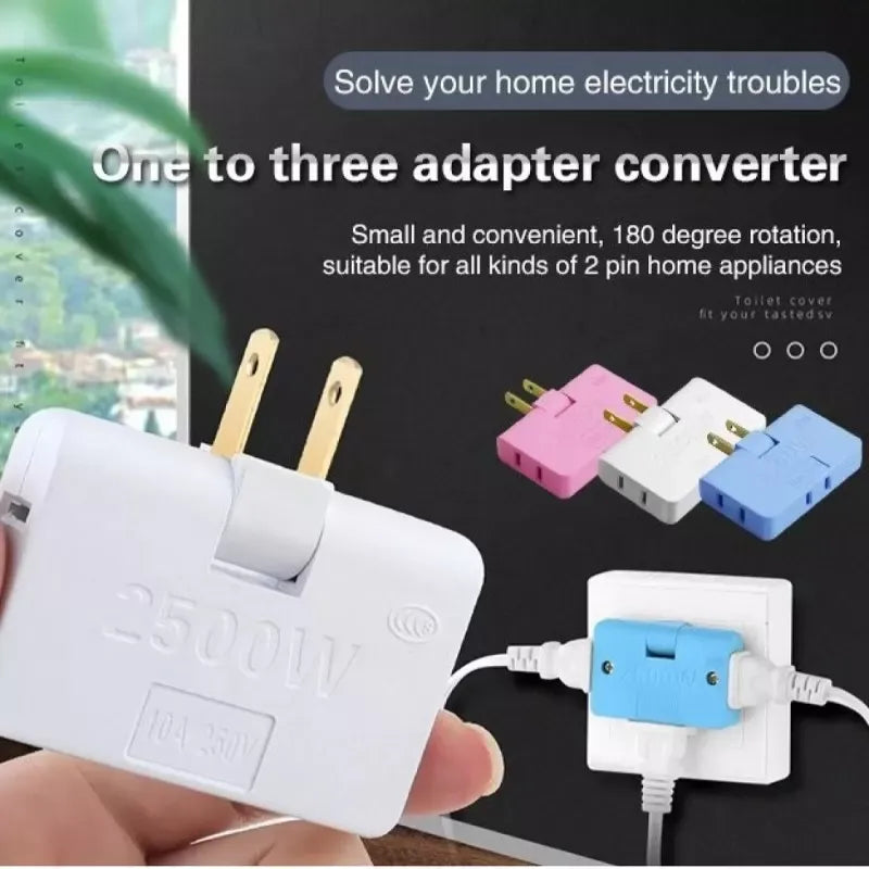 3 in 1 Foldable Socket