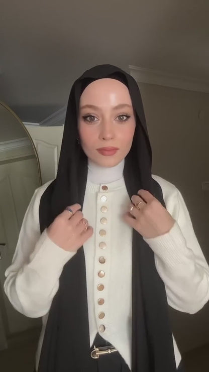 Magnetic Instant Chiffon Hijab