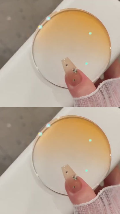 Women Diamond Rimless Anti-Blue Light presbyopia Glasses