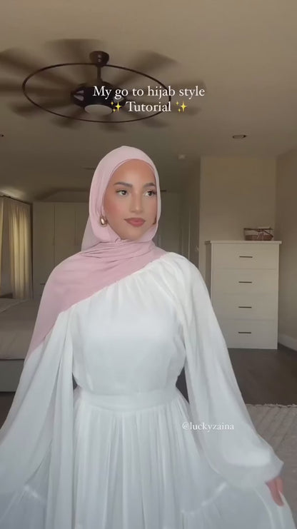 Magnetic Instant Chiffon Hijab