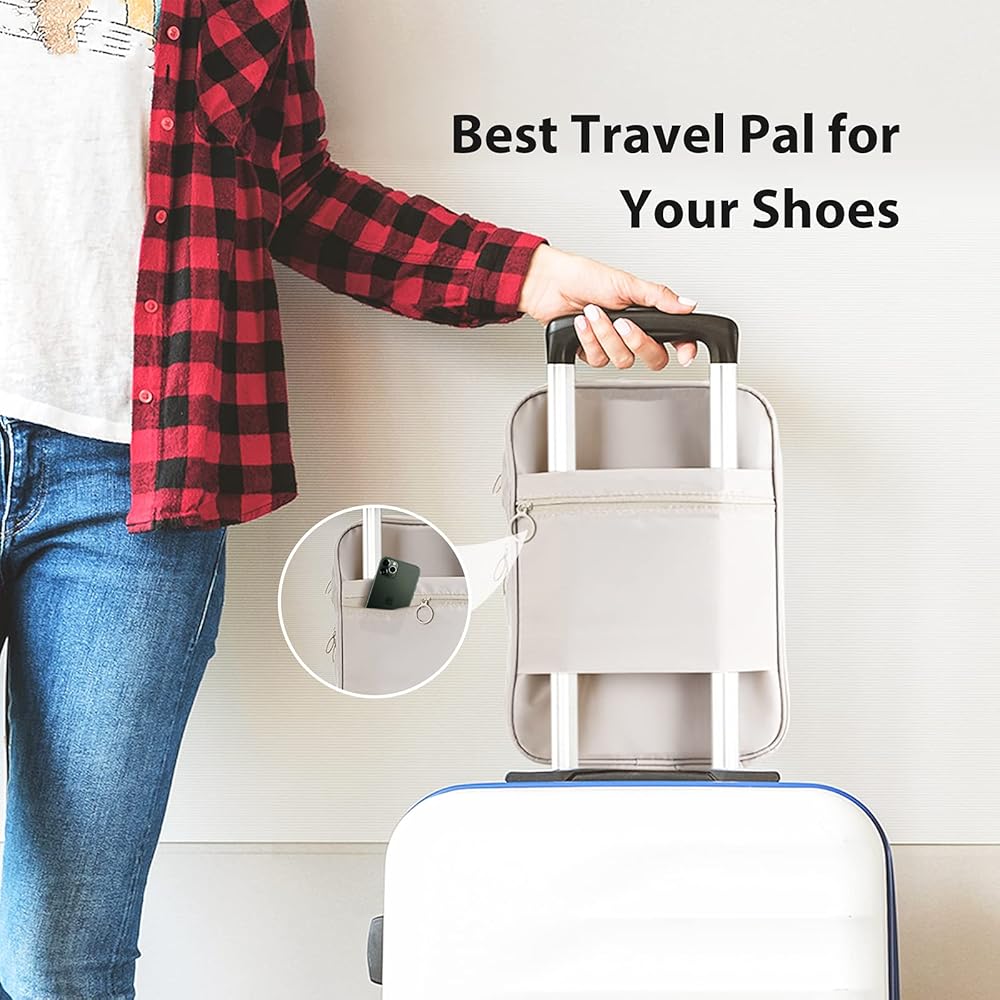 👟 3-Pair Travel Shoe Organizer Bag