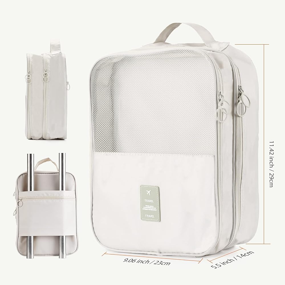 👟 3-Pair Travel Shoe Organizer Bag
