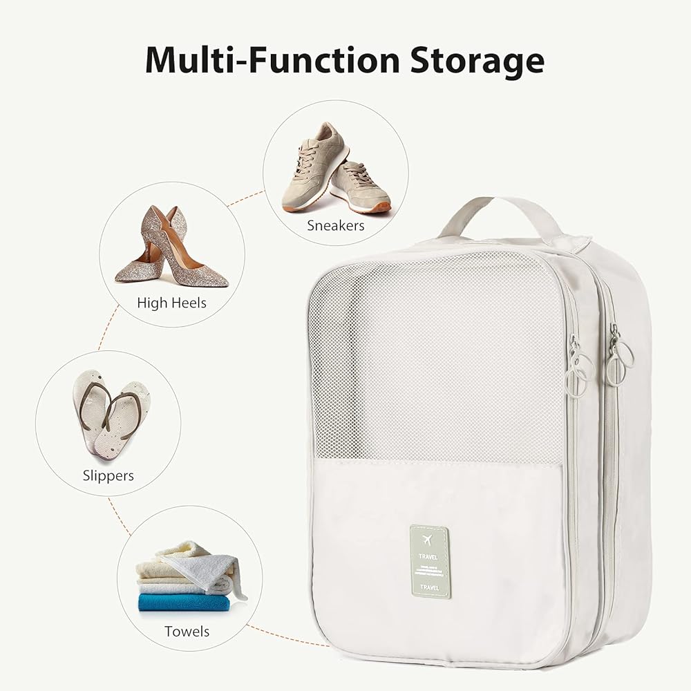 👟 3-Pair Travel Shoe Organizer Bag